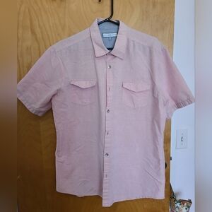 Mens PD&C The Tailored Garment, Pink, Classic Button Down